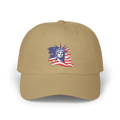 Classic Dad Cap - Patriotic Vintage American Flag