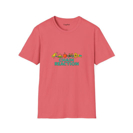 Unisex Softstyle T-Shirt - Cyclist Chain Reaction