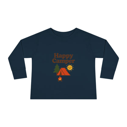 Toddler Long Sleeve T-Shirt - Happy Camper