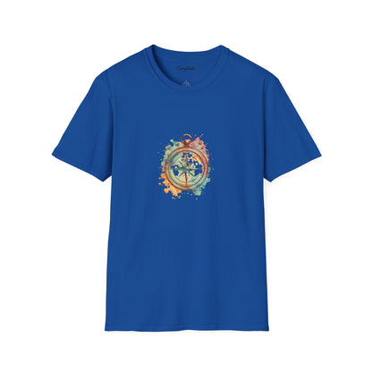 Unisex T-Shirt - Geocache Colorful Compass