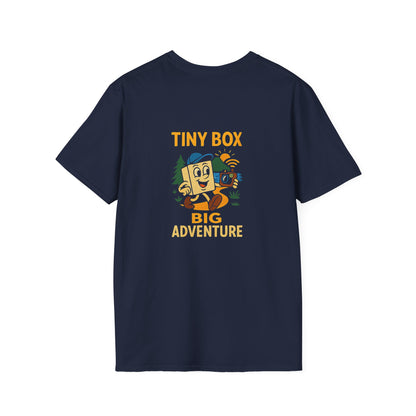 Unisex T-Shirt - Tiny Box, Big Adventure (2-sided graphic)