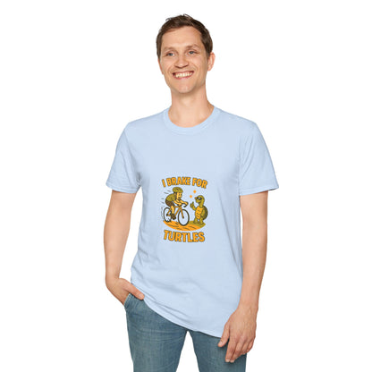 Unisex T-Shirt - Cyclist I Brake for Turtles