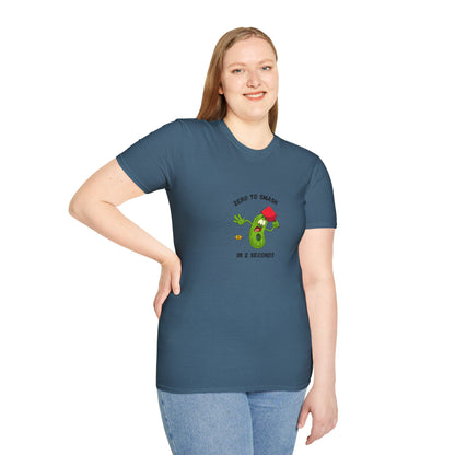 Unisex T-Shirt - Zero to Smash in 2 Seconds