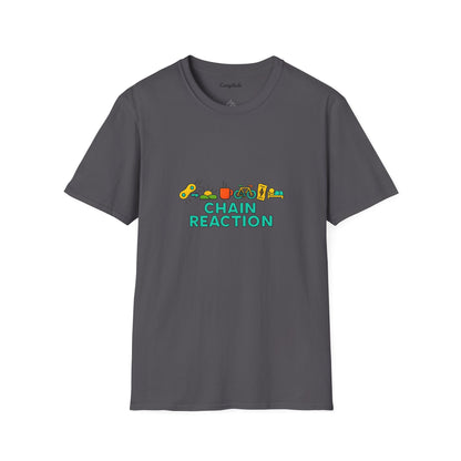 Unisex Softstyle T-Shirt - Cyclist Chain Reaction