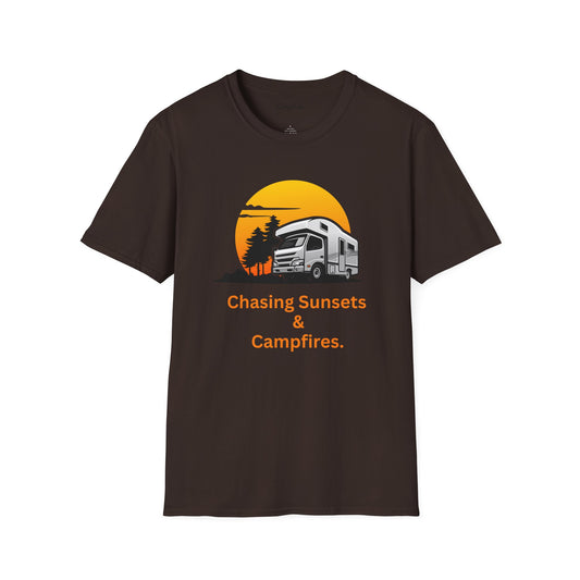 Unisex T-Shirt - Chasing Sunsets & Campfire (Class C)