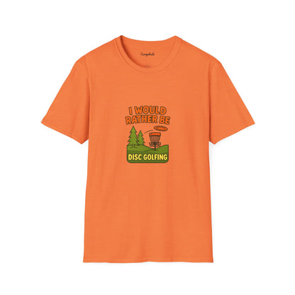 Unisex T-Shirt - I Would Rather Be Disc Golfing v2