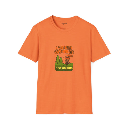 Unisex T-Shirt - I Would Rather Be Disc Golfing v2