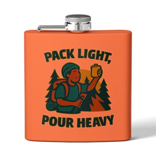 Hiking Flask - Pack Light Pour Heavy