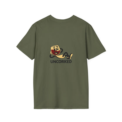 Unisex T-Shirt - Uncorked - Wine (2-sided graphic)