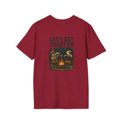 Unisex T-Shirt - Let's Get Toasted (2-sided graphic)
