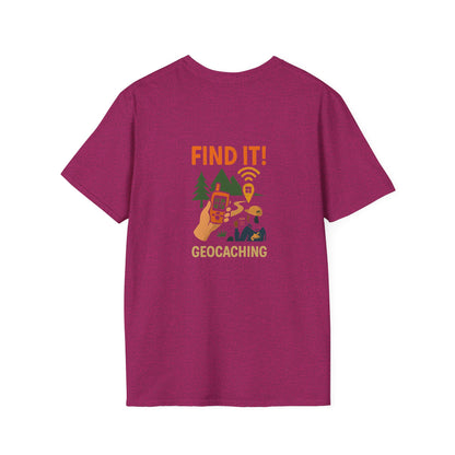Unisex T-Shirt - Geocaching Find It! (2-sided graphic)