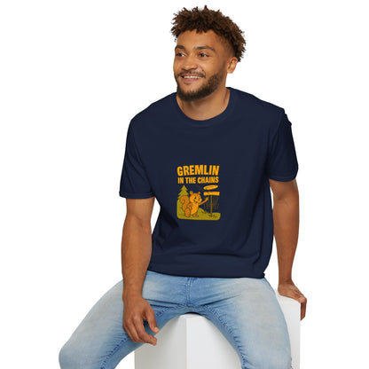Unisex T-Shirt - Disc Golf Gremlin in the Chains