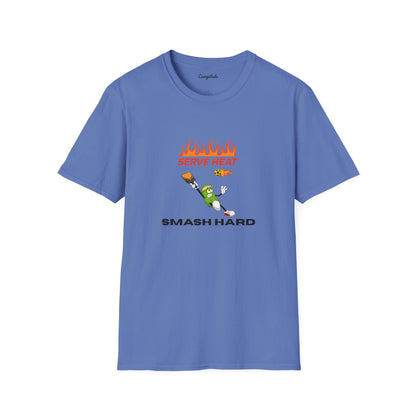 Unisex T-Shirt - Serve Heat Smash Hard