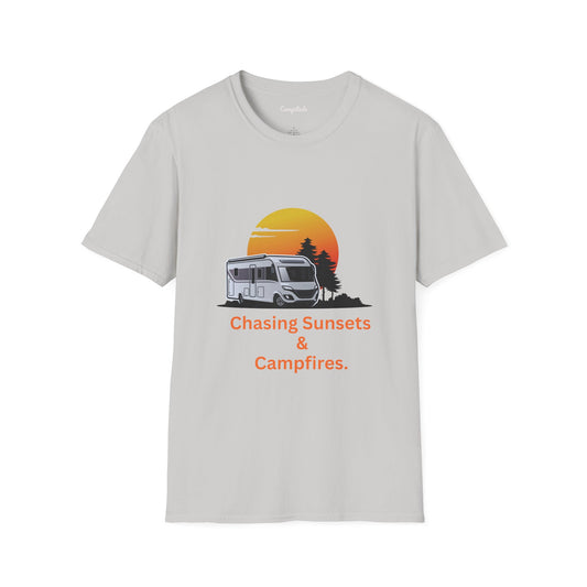 Unisex T-Shirt - Chasing Sunsets & Campfire (Class A Version)
