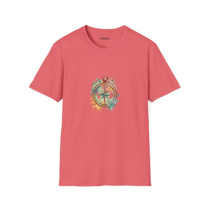 Unisex T-Shirt - Geocache Colorful Compass