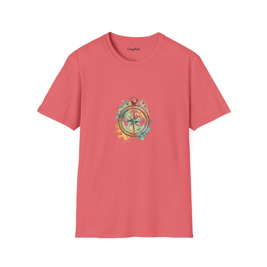 Unisex T-Shirt - Geocache Colorful Compass