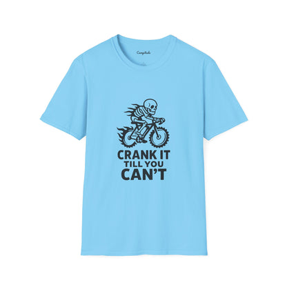 Unisex T-Shirt - Cool Skeleton Bike Rider