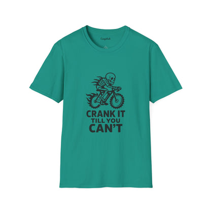 Unisex T-Shirt - Cool Skeleton Bike Rider