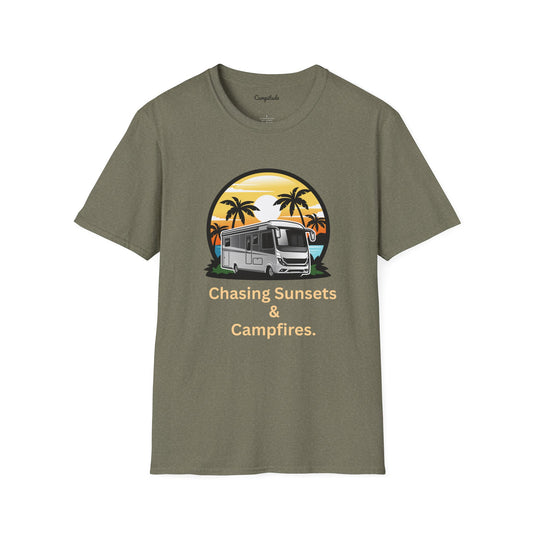 Unisex T-Shirt - Chasing Sunsets & Campfire (Class A)