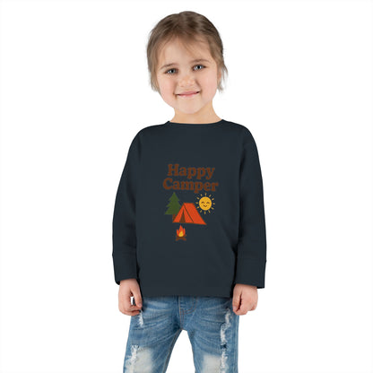 Toddler Long Sleeve T-Shirt - Happy Camper