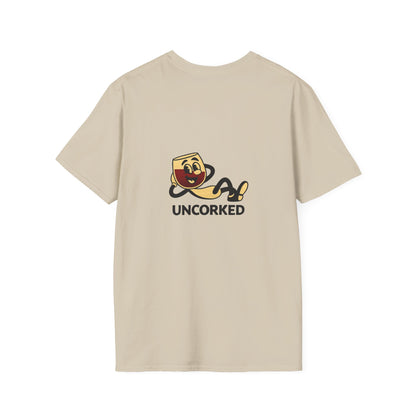 Unisex T-Shirt - Uncorked - Wine (2-sided graphic)