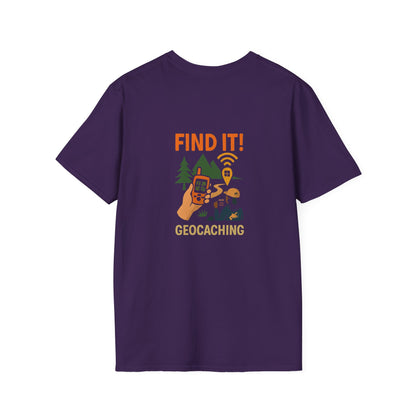 Unisex T-Shirt - Geocaching Find It! (2-sided graphic)
