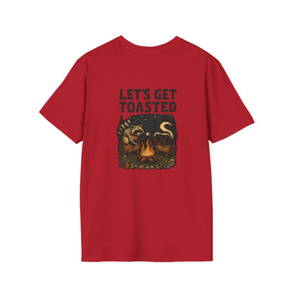 Unisex T-Shirt - Let's Get Toasted (2-sided graphic)