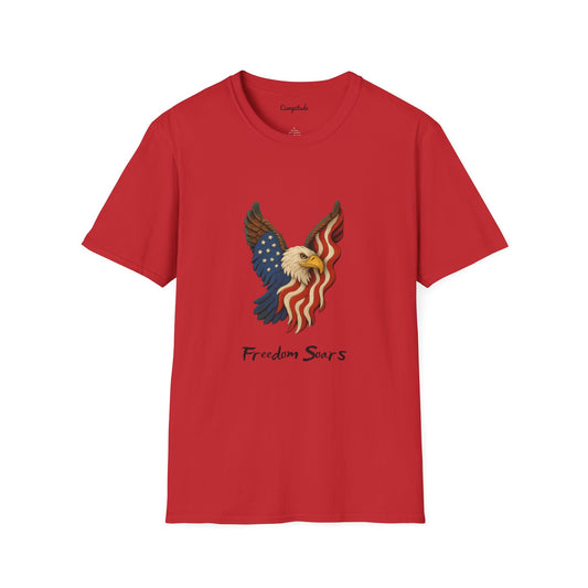 Unisex T-Shirt - American Eagle Freedom Soars