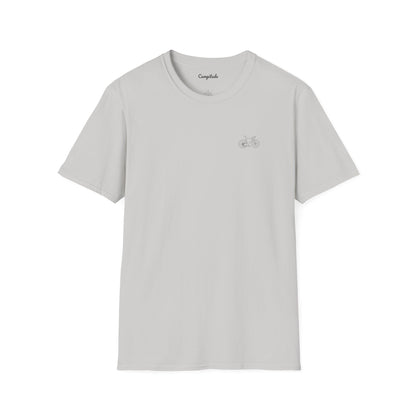 Unisex T-Shirt - Plan for the Day Bicycle & Wine (2-sided graphic)