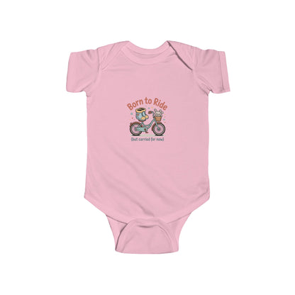 Infant Onesie Bodysuit - Born to Ride, But Carried for Now