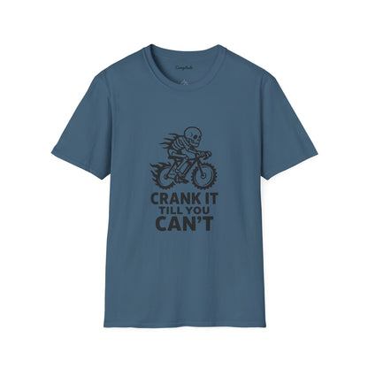 Unisex T-Shirt - Cool Skeleton Bike Rider