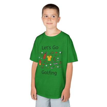 Kids T-Shirt - Let's Go Golfing