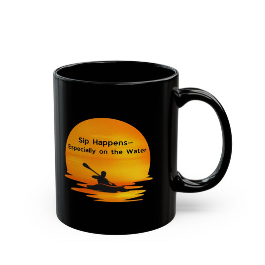 Ceramic Coffee Mug -  Peace Paddled In Every Sip