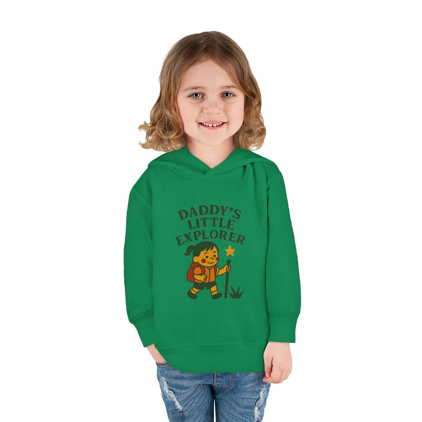 Toddler Hoodie - Daddy's Little Explorer (Girl)