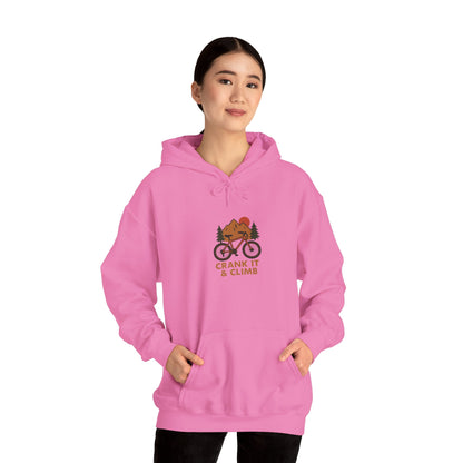 Unisex Hoodie - Crank It & Climb