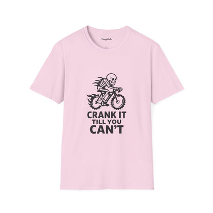 Unisex T-Shirt - Cool Skeleton Bike Rider