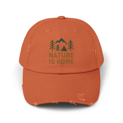 Distressed Cap - Nature is Home