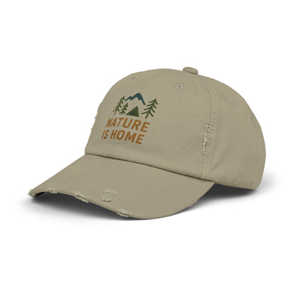 Distressed Cap - Nature is Home