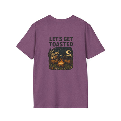 Unisex T-Shirt - Let's Get Toasted (2-sided graphic)