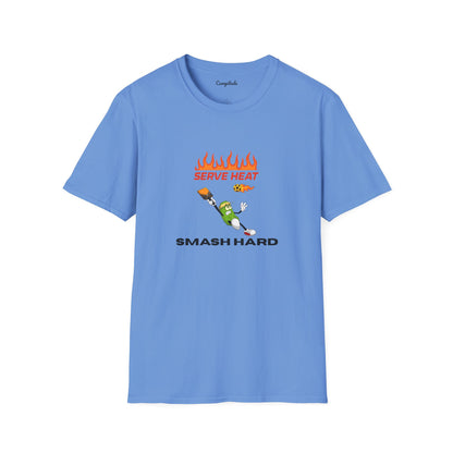 Unisex T-Shirt - Serve Heat Smash Hard