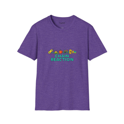 Unisex Softstyle T-Shirt - Cyclist Chain Reaction