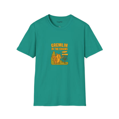 Unisex T-Shirt - Disc Golf Gremlin in the Chains