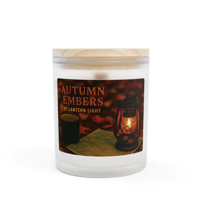 Warm Scented Autumn Candle - Autumn Embers (11oz)