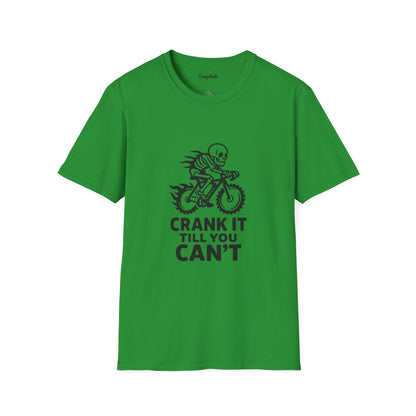Unisex T-Shirt - Cool Skeleton Bike Rider