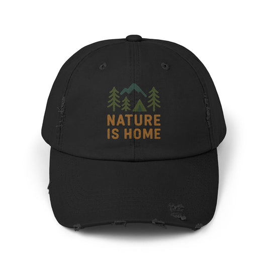 Distressed Cap - Nature is Home