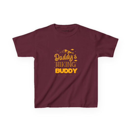 Kids Heavy Cotton™ T-Shirt - Daddy's Hiking Buddy