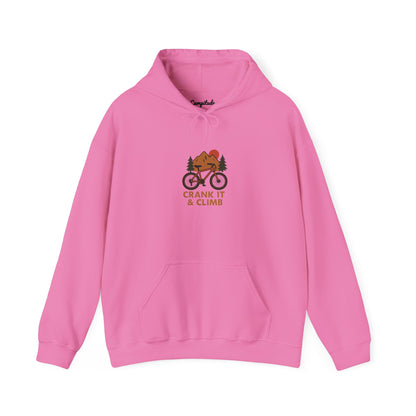 Unisex Hoodie - Crank It & Climb