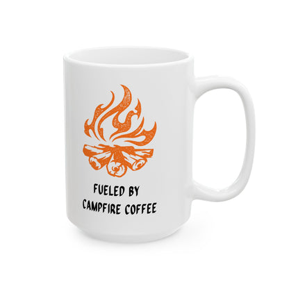 Ceramic Coffee Mug - Fueled By Campfire Coffee