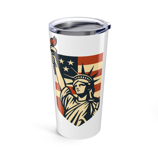 Stainless Steel Tumbler - Patriotic Tumbler, 20 oz