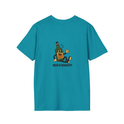 Unisex T-Shirt - Neat & Naughty - Scotch/Bourbon (2-sided graphic)